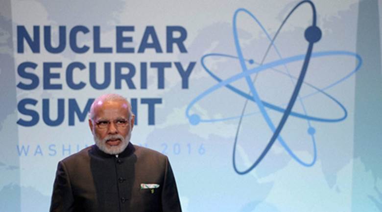 Prime Minister of India Narendra Modi arrives for a bilateral meeting with Canadian Prime Minister Justin Trudeau (not pictured) at the Nuclear Security Summit, Friday, April 1, 2016, in Washington. (Sean Kilpatrick/The Canadian Press via AP)