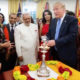 On the eve of Diwali, Indian Americans - Hindus, Sikhs, Jains,, including staff members of the Trump Cabinet gathered to light the ceremonial Diya to symbolize the victory of Light over darkness and good over evil